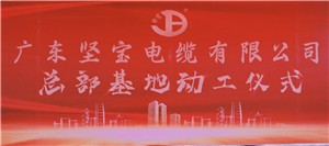 广东坚宝电缆有限公司总部基地落成奠基仪式